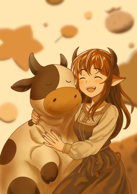 うしとわたしのしあわせ時間