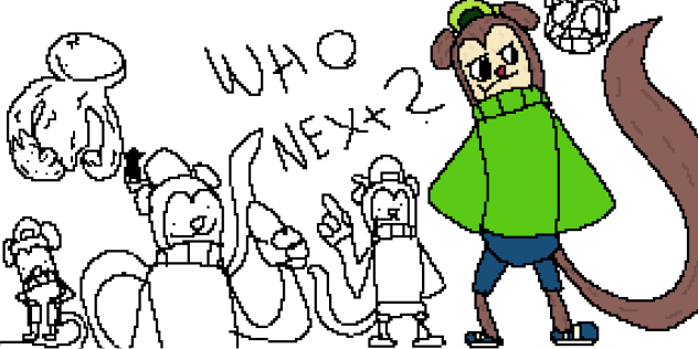 Goofy Angus Drawings