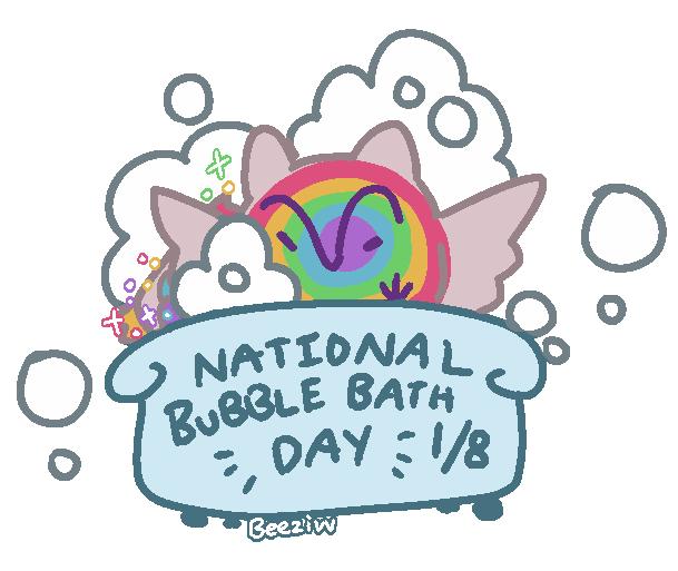 bubble bath day!