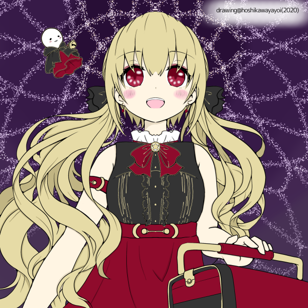 星川やよい様の線画を塗らせて頂きました。