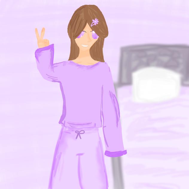 A Sketch but colored✌️ w backround