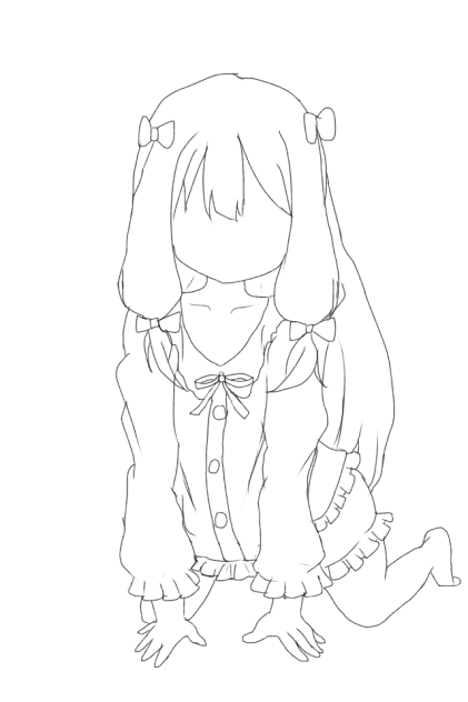 エロマンガ先生 線画 塗ってください！