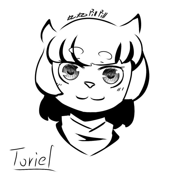 UT toriel - ibisPaint