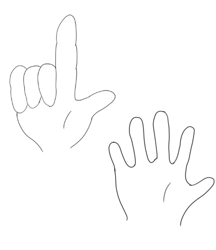 手ってどう描くの？