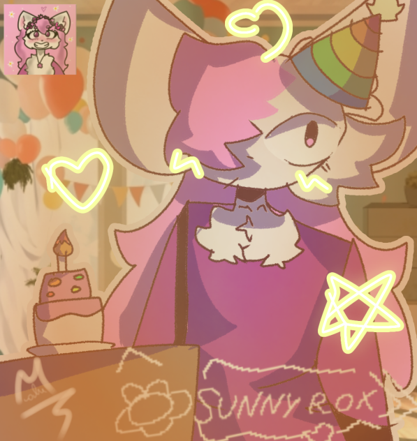 feliz aniversário(atrasadokk)pinke!!♡^^