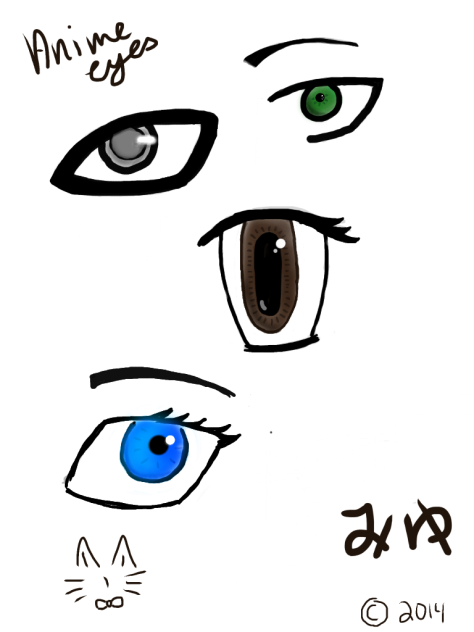 Anime eyes