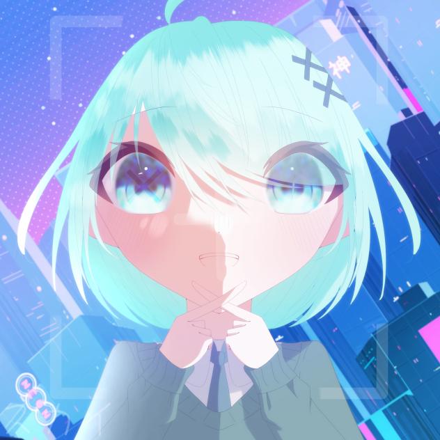 ✖︎モチーフの女の子！