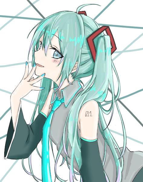塗り絵 大人ミク