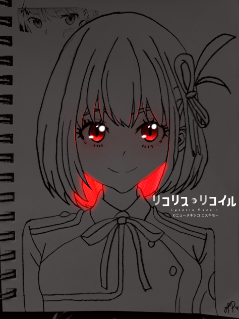 錦木 千束, Nishikigi Chisato Glow Art