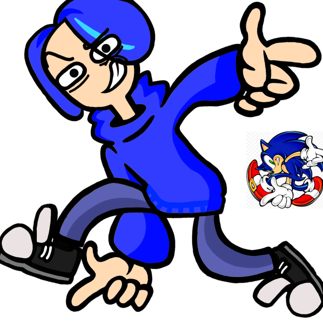 sonic adventure but it I - ibisPaint