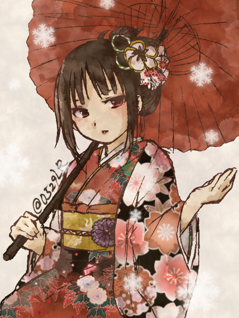 雪のお正月