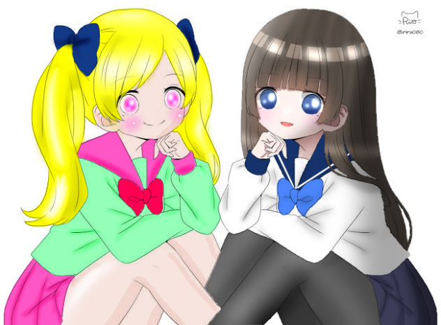 妹と！1(妹左　ナナ右)