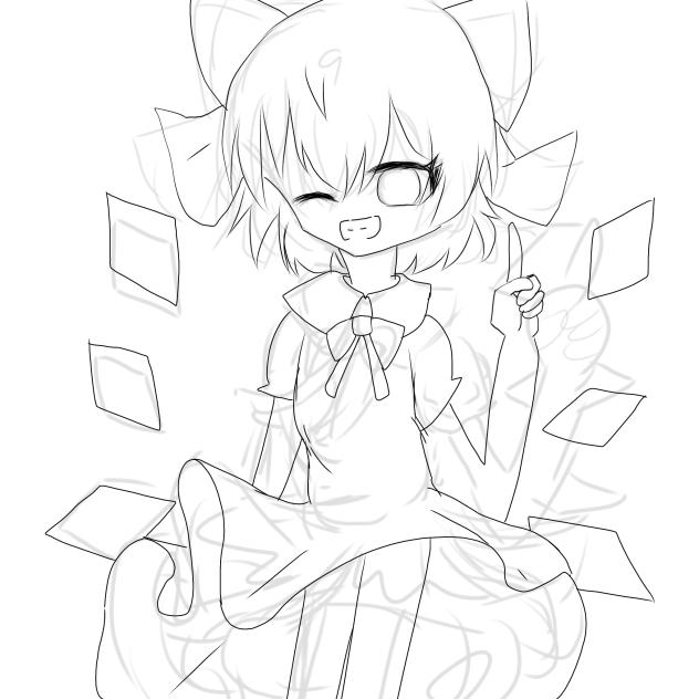 チルノ！途中経過！