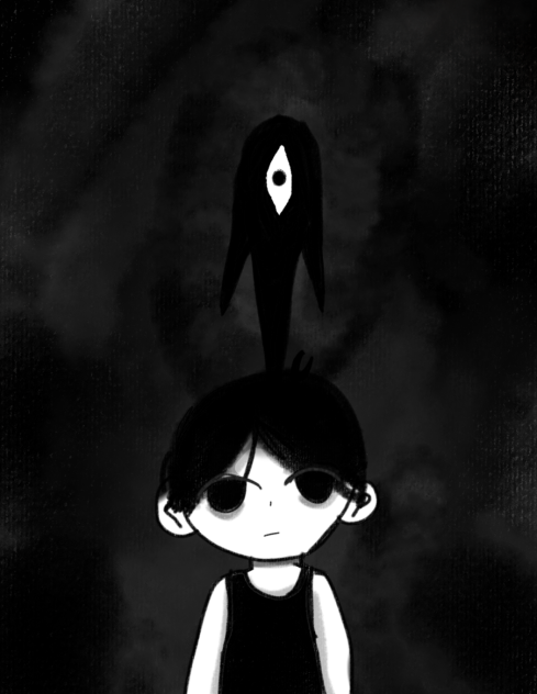 a lil omori drawing