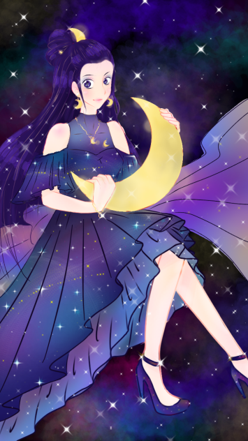 The moon