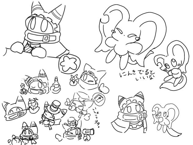 推しをかきかき