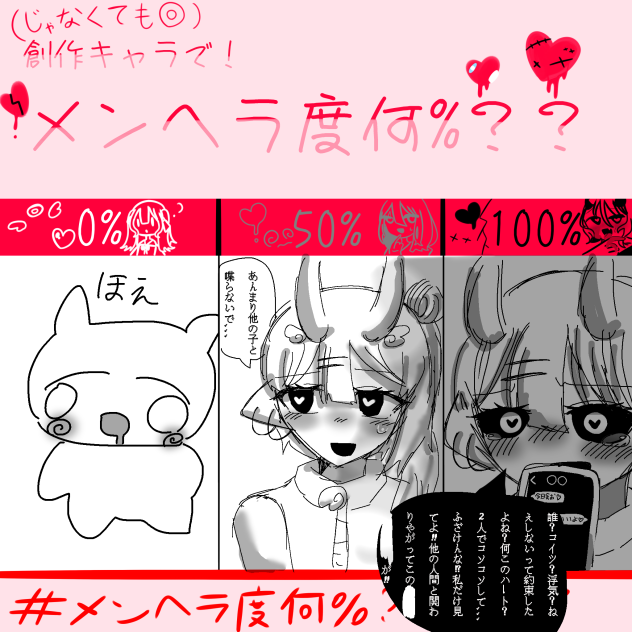 メンヘラ度何%💔