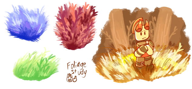Foliage study (ft. Sword)