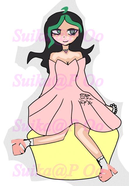 Green and pink Dtiys entry