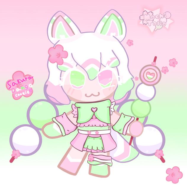 My CRK Oc! Sakura Dango Cookie!! 🌸🍡♡