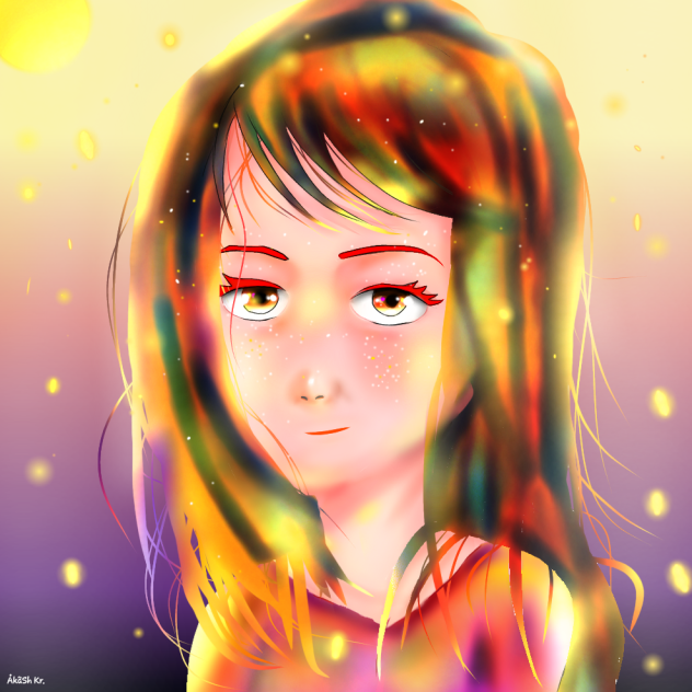 My colorful hair