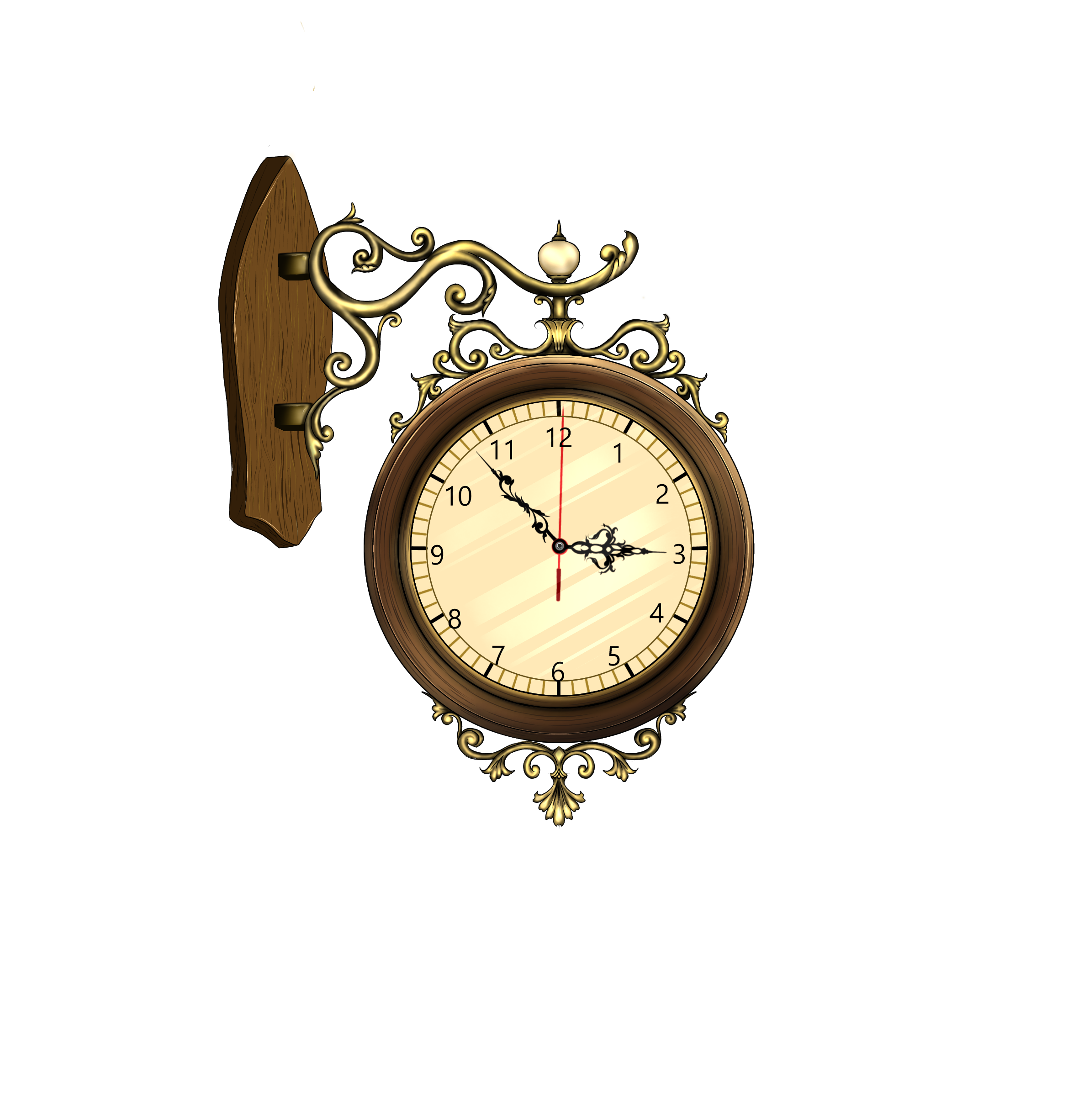 Classic clock European ibisPaint