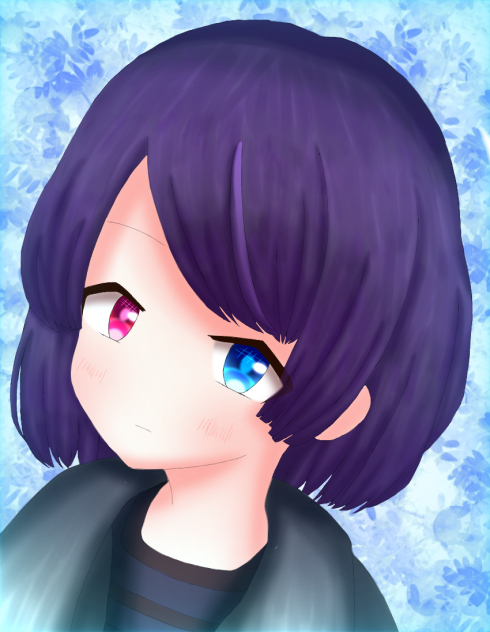 オリキャラ描いた 名前は紫音 シント 君 Ibispaint