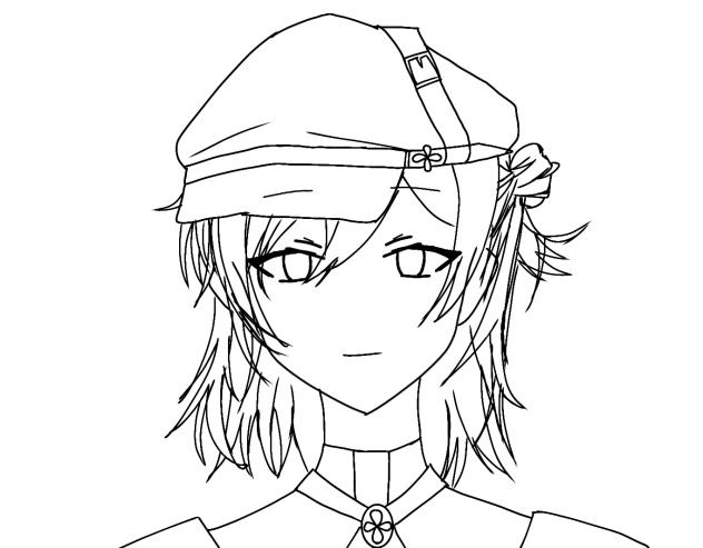 ✩星導ショウさん✩（線画）