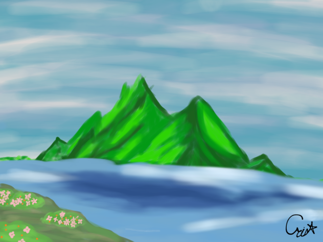 Spring Mountains - ibisPaint