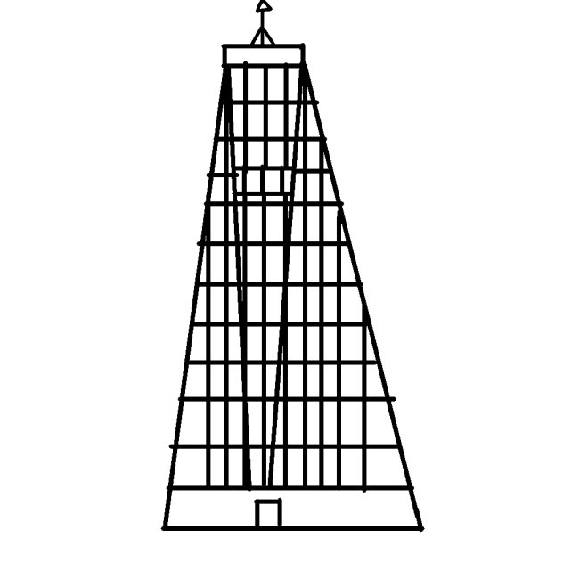 drawing one world trade center
