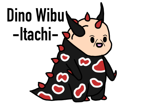 Dinosaurus versi Itachi Uchiha