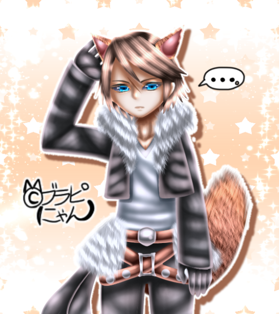 【FF 8】厚塗り風・スコール【ブラピにゃん】