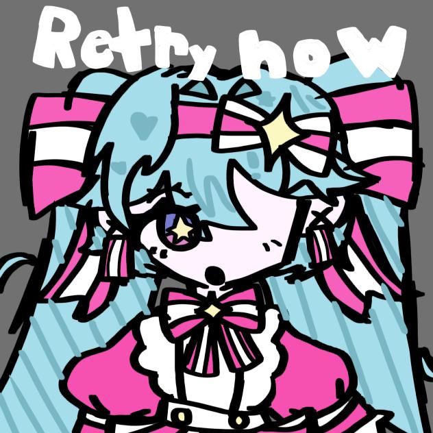 retry now miku art