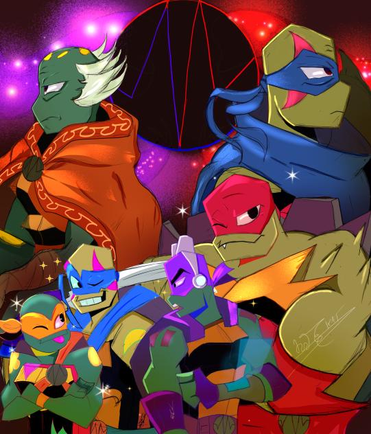 Rottmnt fanart ♥️💙💜🧡