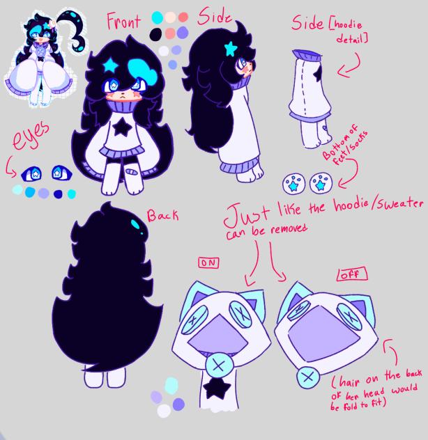 Luna plush ref sheet