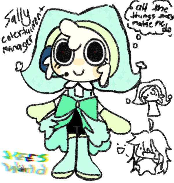 Sally in vees world!