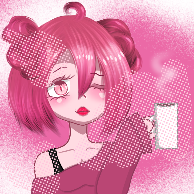 pink 💓☕ - ibisPaint
