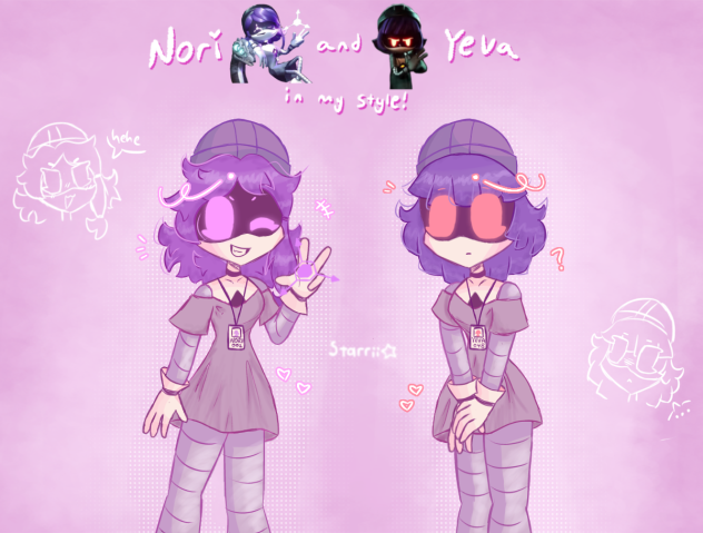 Nori and Yeva in my style
