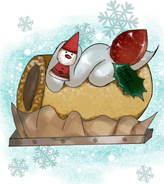 サンタケーキ