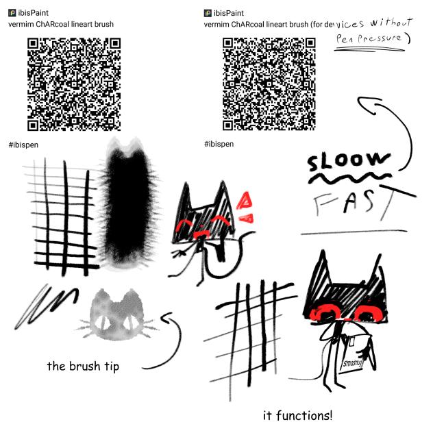 vermim ChARcoal lineart brush!!