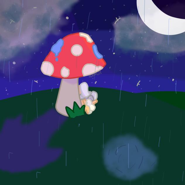 Reading in The Rain