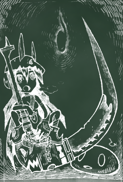 デスサイズさん白墨