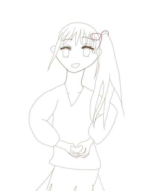 線画だなぁーー(は