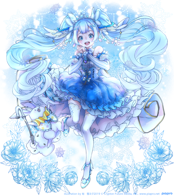 #第七回塗りマス　雪ミク