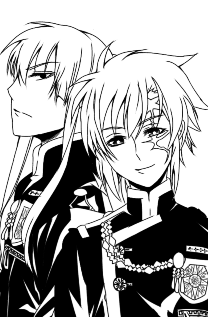 神田 アレン 線画