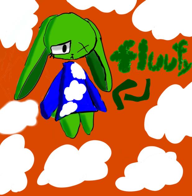 my new Dandy world oc fluufy