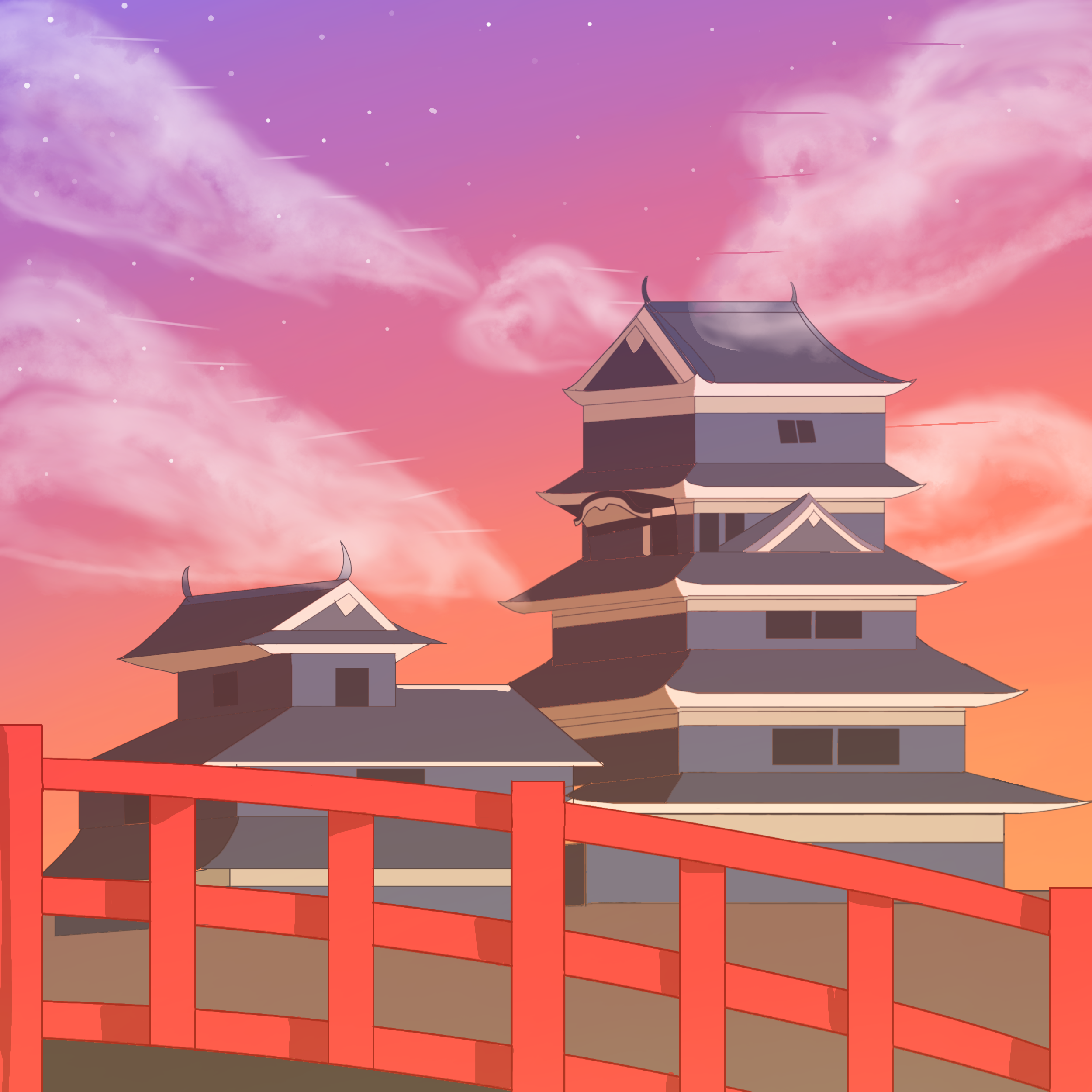 matsumoto castle - ibisPaint