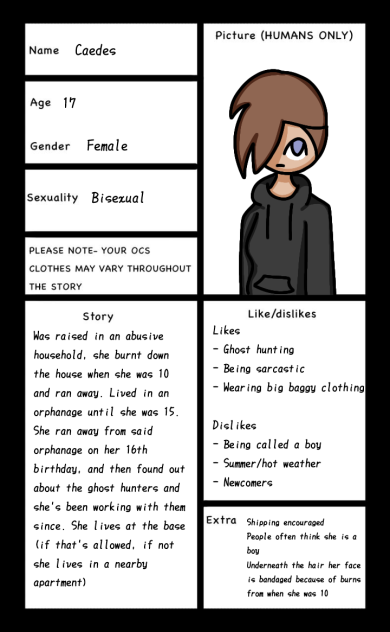 Whispers of a ghost character