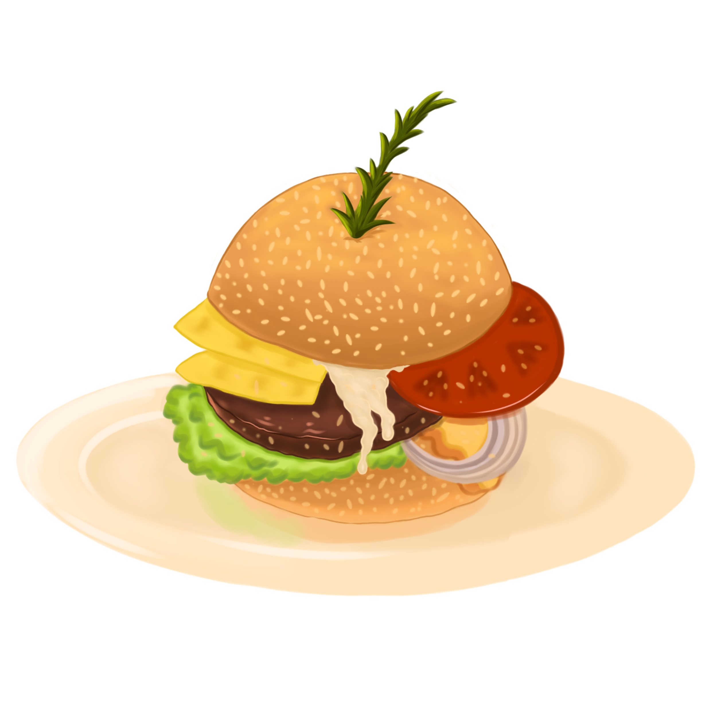 Burger - ibisPaint