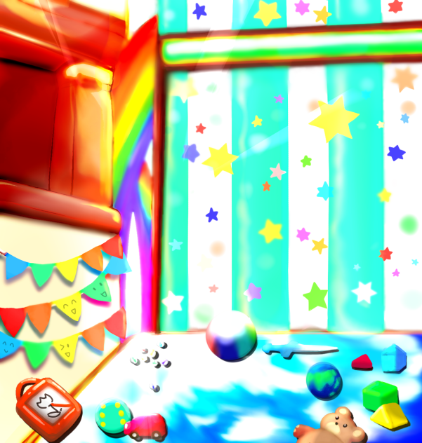 カラフル子供部屋